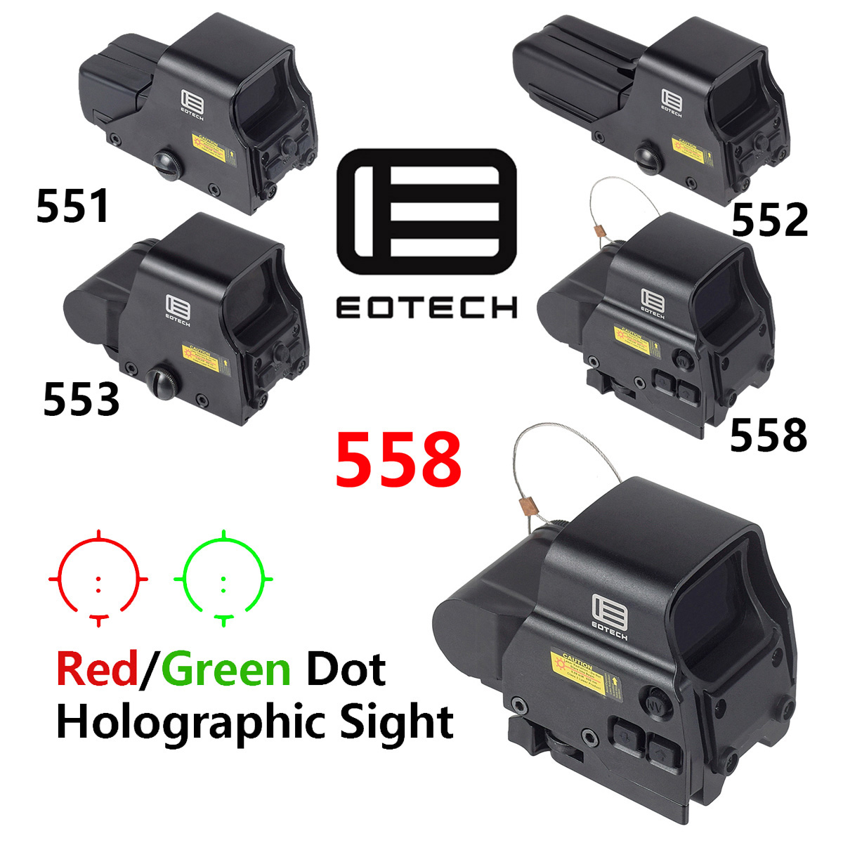 Outdoor Hunting Rifle - Celownik holograficzny Eotech 551 552 553