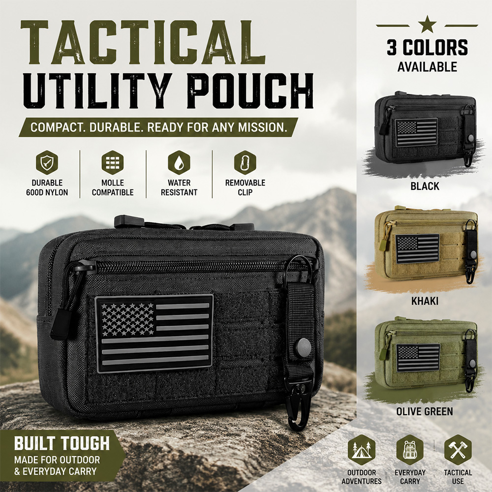Outdoor Hunting Kit - Taktyczna torba Molle EDC, apteczka outdoorowa,