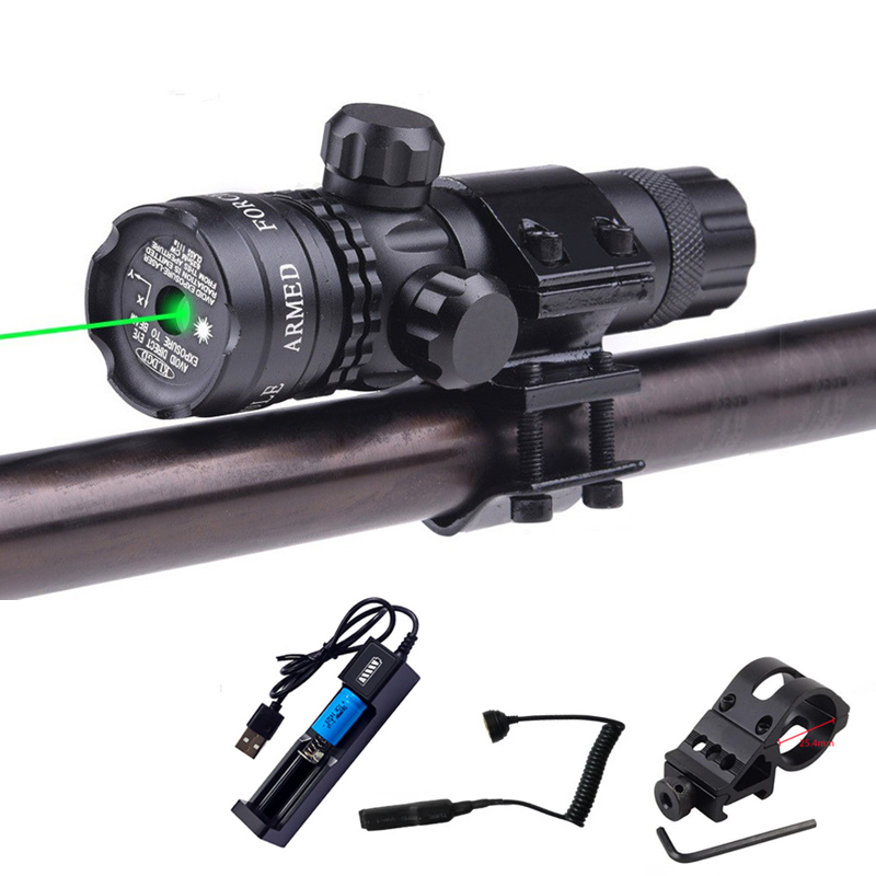 Outdoor Hunting Rifle - Zielony wskaźnik laserowy celownik o dużej