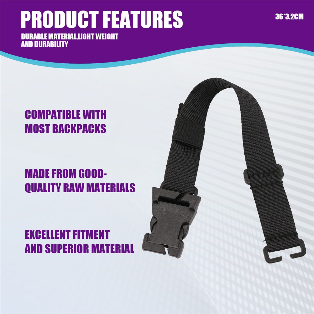 Outdoor Hunting Backpack - [MEGAL WYPRZEDAŻ] 4 szt. Paski Molle