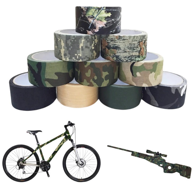 Outdoor Hunting Rifle - 5M/10M wielofunkcyjna taśma Camo samoprzylepna kamuflaż