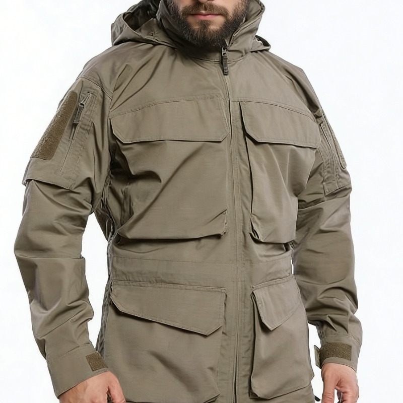 Męska kurtka taktyczna, luźna, – Hunting Outdoor Jacket recenzja i cena