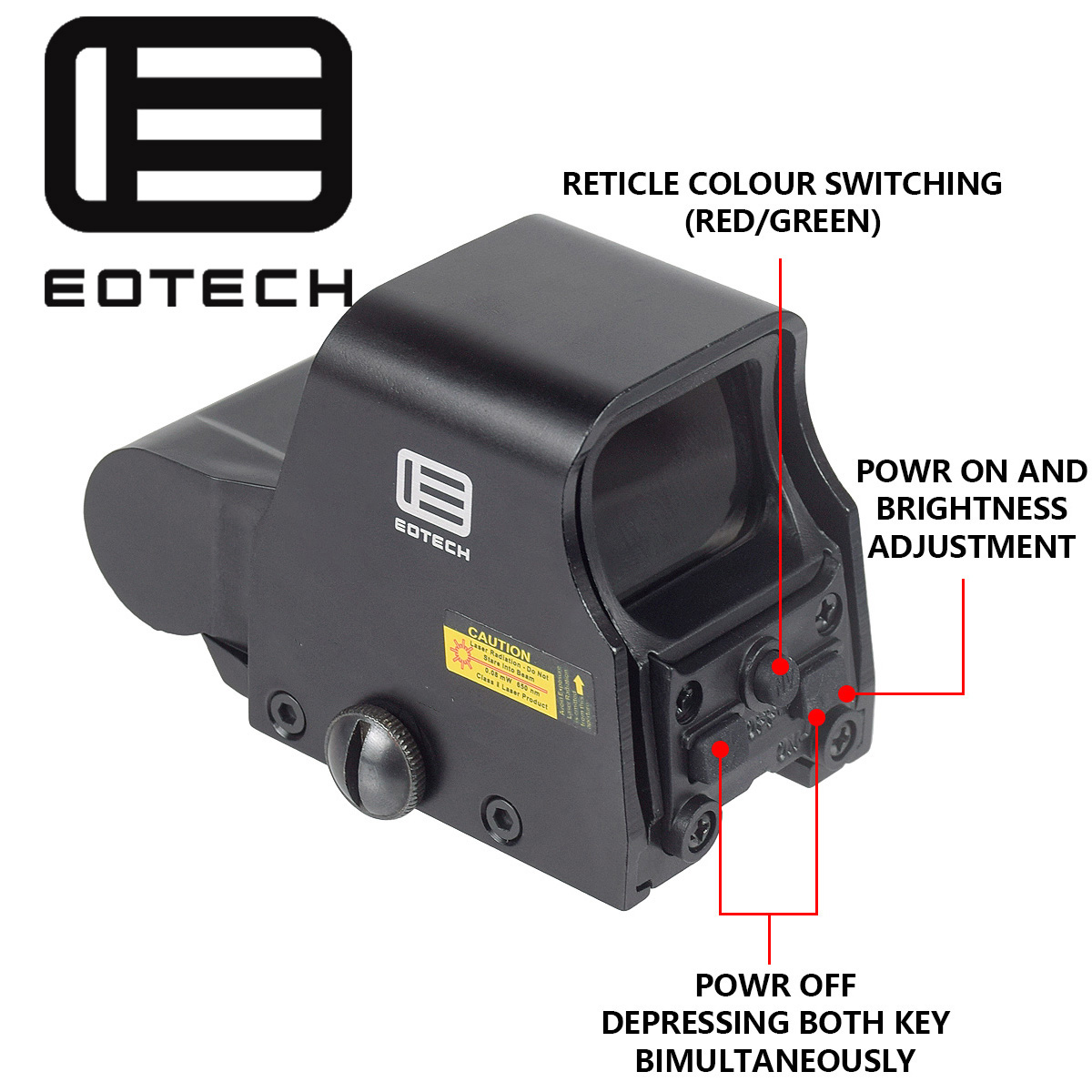 Celownik holograficzny Eotech  – Outdoor Hunting Rifle recenzja i cena
