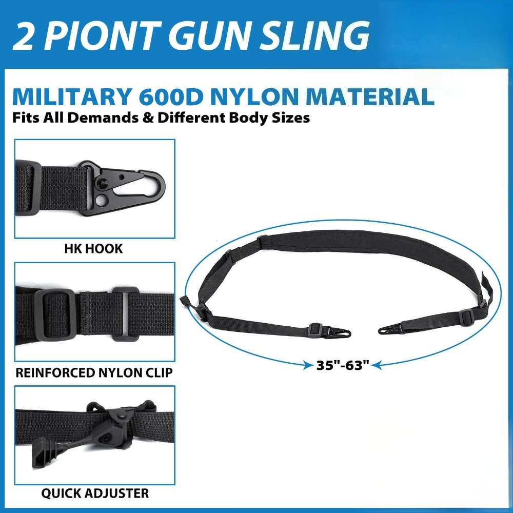 Taktyczny 2-punktowy pas nośny – Outdoor Hunting Rifle recenzja i cena