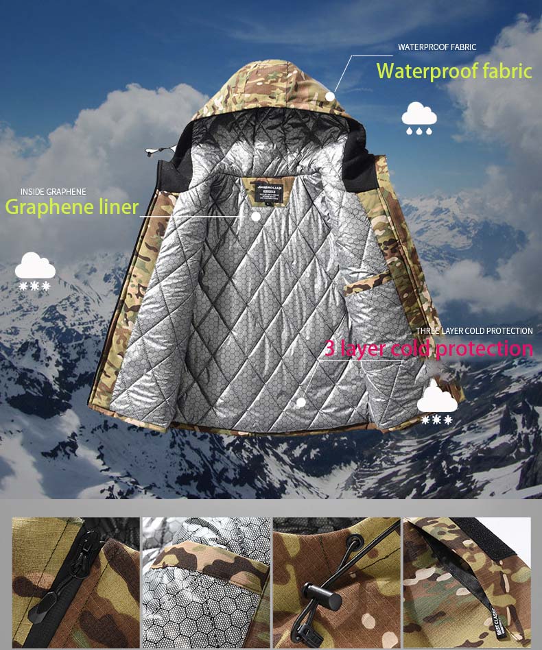 Męskie kurtki zimowe z podgrze – Hunting Outdoor Jacket recenzja i cena