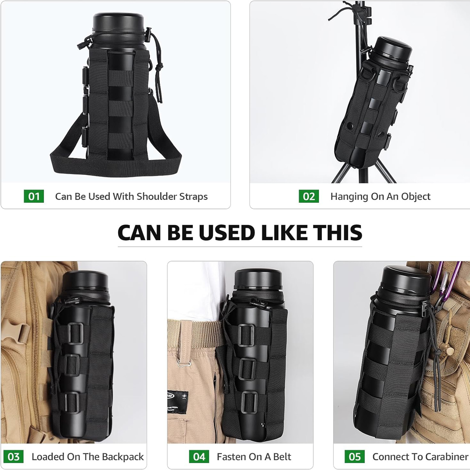 Uchwyt na butelkę wody Molle P – Outdoor Hunting Backpack recenzja i cena