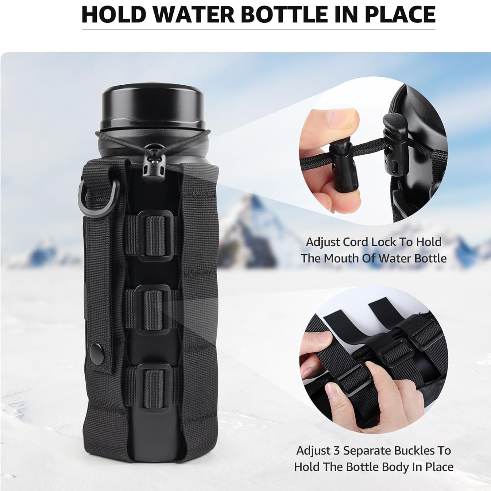 Uchwyt na butelkę wody Molle P – Outdoor Hunting Backpack recenzja i cena