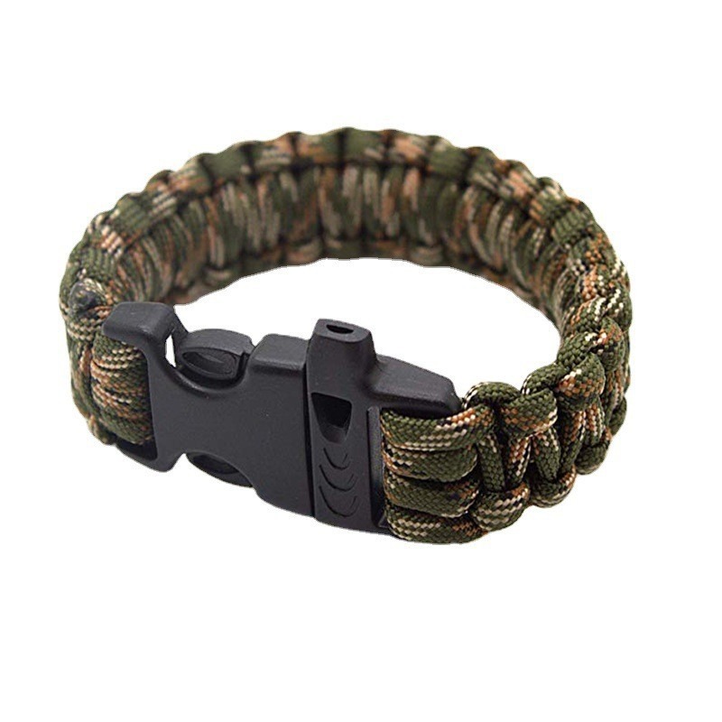 Bransoletka z paracordu z gwiz – Paracord Survival Bracelet recenzja i cena