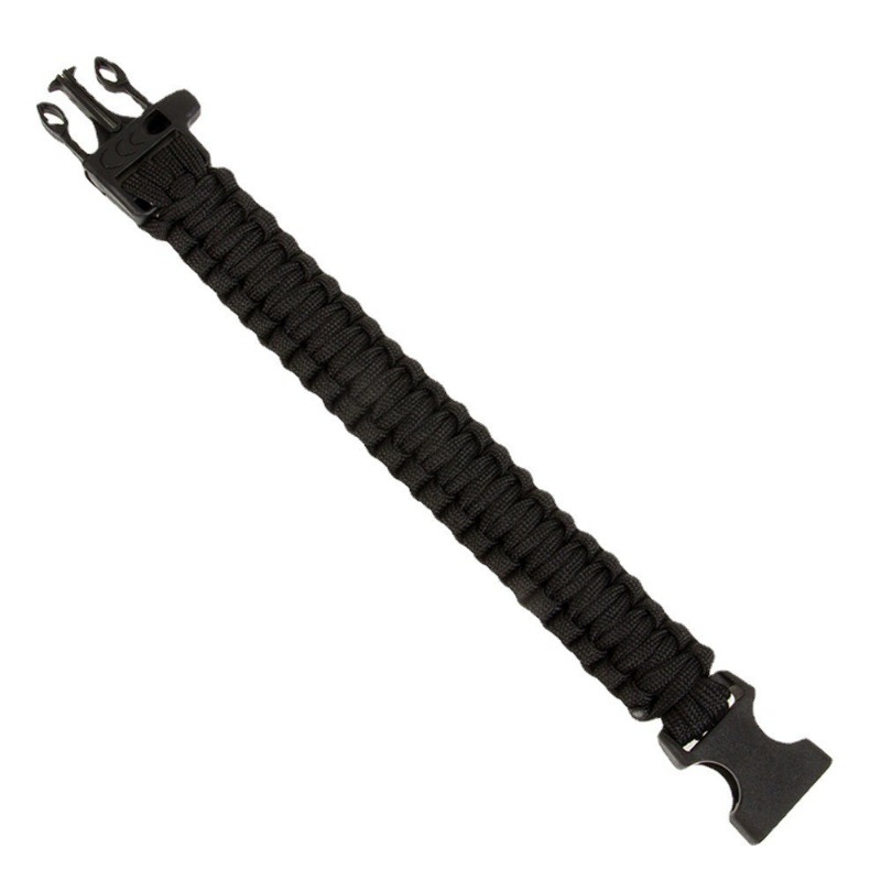 Bransoletka z paracordu z gwiz – Paracord Survival Bracelet recenzja i cena