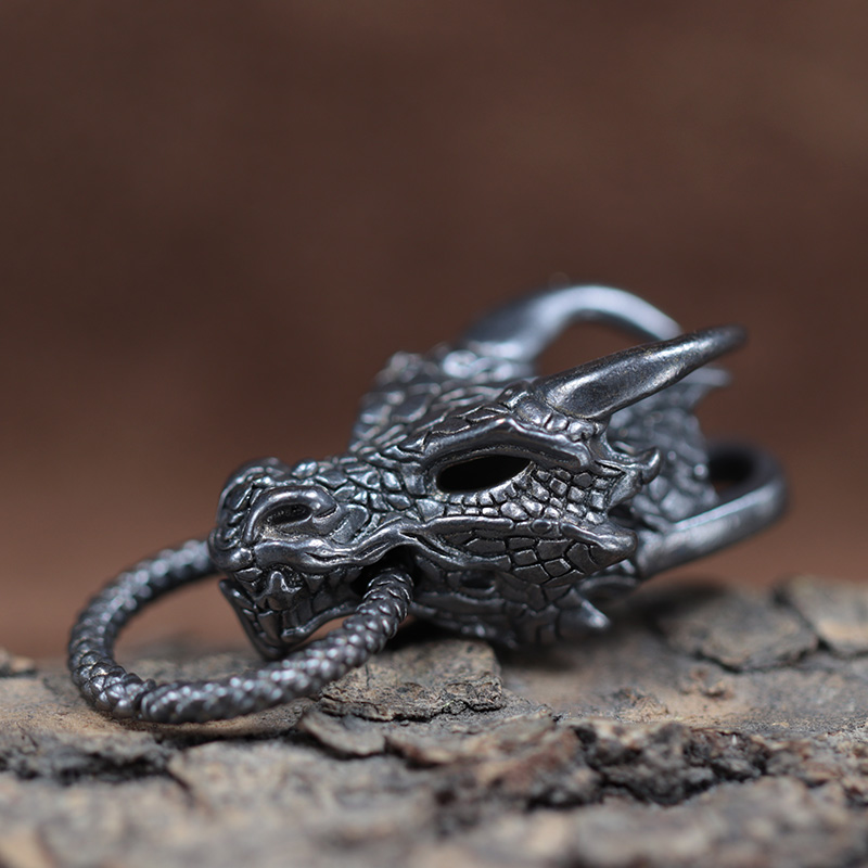 Głowa smoka mosiężna klamra ED – Paracord Survival Bracelet recenzja i cena